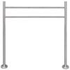 vidaXL Stainless Steel Stand for Double Mailbox