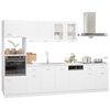 vidaXL 7 Piece Kitchen Cabinet Set Lyon White Engineered Wood