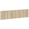 vidaXL Wall-Mounted Headboard ZWOLLE Sonoma Oak Engineered Wood