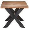 vidaXL Dining Table 180x90x75 cm Solid Wood with Honey Finish