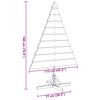 vidaXL Wooden Christmas Tree for Decoration 180 cm Solid Wood