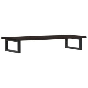 vidaXL Basin Shelf Wall Mounted Steel and Solid Wood Oak