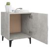 vidaXL Bedside Cabinets 2 pcs Concrete Grey Engineered Wood