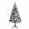 vidaXL Artificial Pre-lit Christmas Tree with Ball Set Green 150 cm PVC