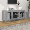 vidaXL TV Cabinet Grey Sonoma 102x35x45 cm Engineered Wood