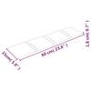 vidaXL Wall Panels 12 pcs Dark Grey 60x15 cm Fabric 1.08 m²