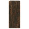 vidaXL Book Cabinet/Room Divider Smoked Oak 40x30x72 cm