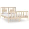 vidaXL Bed Frame without Mattress 135x190 cm Double Solid Wood