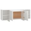 vidaXL TV Cabinet White 130x35x50 cm Engineered Wood