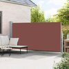 vidaXL Retractable Side Awning 160 x 500 cm Brown