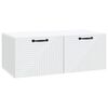 vidaXL Wall-Mounted TV Cabinet White 78.5 x 41 x 30 cm Engineered Wood