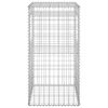 vidaXL Gabion Basket Posts 2 pcs 50x50x100 cm Iron