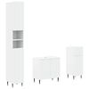 vidaXL 3 Piece Bathroom Cabinet Set ZWOLLE Engineered Wood