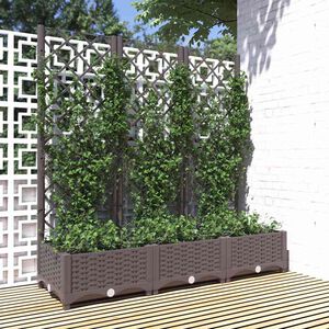 vidaXL Garden Brown 120 x 40 x 121.5 cm
