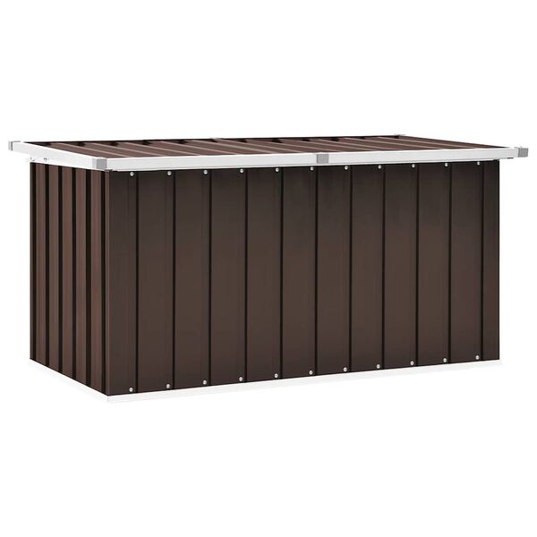 vidaXL Garden Storage Box Brown 129x67x65 cm