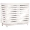 vidaXL Laundry Basket White 88.5x44x76 cm Solid Wood Pine
