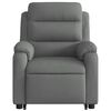 vidaXL Stand up Recliner Chair Dark Grey Fabric