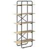 vidaXL Bookshelf 5-Tier 60 x 35 x 175.5 cm PB Sonoma Oak