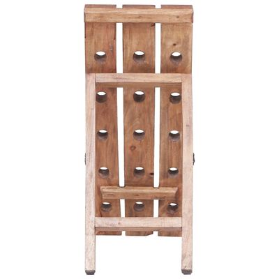 vidaXL Wine Rack for 15 Bottles 26x50x70 cm Solid Reclaimed Wood