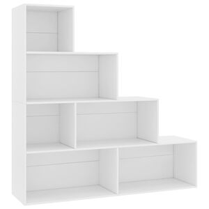 vidaXL Book Cabinet | White | Engineered wood | Book Cabinet | Rectangular