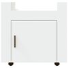 vidaXL Desk Trolley White 60x45x60 cm Engineered Wood