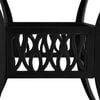 vidaXL Garden Table Black 90x90x73 cm Cast Aluminium