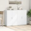 vidaXL Sideboards 2 pcs White 60x31x84 cm Engineered Wood