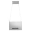 vidaXL Hanging Island Range Hood Touch Sensor LCD 55cm Stainless Steel