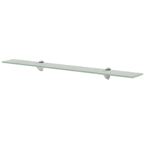 vidaXL Floating Shelves 2 pcs Glass 80x10 cm 8 mm