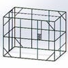 vidaXL Bird Aviary Anthracite 302x208x214 cm Steel