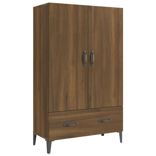 vidaXL Highboard Brown Oak 70x31x115 cm Engineered Wood