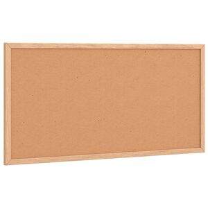 vidaXL Cork Board with Solid Pine Wood Frame 60x30 cm