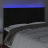 vidaXL LED Headboard Black 200 cm Velvet