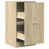 vidaXL Apothecary Cabinet Sonoma Oak 40x41x77.5 cm Engineered Wood