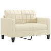 vidaXL 4 Piece Sofa Set with Cushions Cream Faux Leather