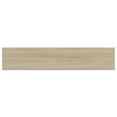 vidaXL Bookshelf Boards 4 pcs Sonoma Oak 100x20x1.5 cm Engineered Wood