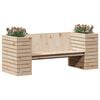 vidaXL Planter Bench 167.5x60x65 cm Solid Wood Pine
