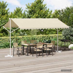vidaXL Free Standing Awning 4x3 m Cream