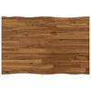 vidaXL Live Edge Table Top 80 x 60 x 3.2 cm Rectangular