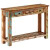 vidaXL Console Table 110x30x76 cm Solid Wood Reclaimed