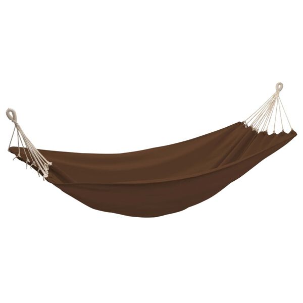 vidaXL Folding Hammock 2-person Brown 360 x 150 cm