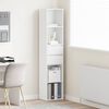 vidaXL Book Cabinet White 36x30x171 cm Engineered Wood