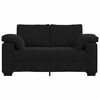 vidaXL Loveseat Sofa Black 160x77x82 cm Velvet