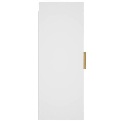 vidaXL Wall Cabinet White 34.5x34x90 cm Engineered Wood
