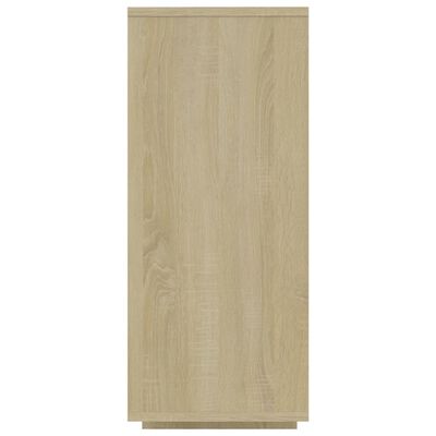 vidaXL Sideboard Sonoma Oak 120x30x75 cm Engineered Wood