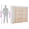 vidaXL Wardrobe White 173x40x170 cm Fabric
