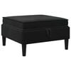 vidaXL Sofa Stool with Storage Black Velvet