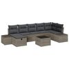 vidaXL Sofa Set 7 pcs Poly Rattan
