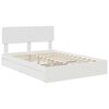 vidaXL Storage Bed with Headboard White 150 x 200 cm Engineered Wood