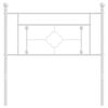 vidaXL Metal Replace Headboard White 90 cm